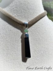 画像13: 【邪気除け・夢の実現・金運アップ】高品質ブラックトルマリン ポイント ペンダントトップ with グリーントルマリン★1点もの スターリングシルバー 天然石 ヒーリングジュエリー スピリチュアル 魔除け 厄除け お守り パワーストーンアクセサリー (13)