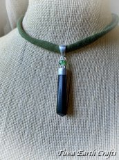 画像10: 【邪気除け・夢の実現・金運アップ】高品質ブラックトルマリン ポイント ペンダントトップ with グリーントルマリン★1点もの スターリングシルバー 天然石 ヒーリングジュエリー スピリチュアル 魔除け 厄除け お守り パワーストーンアクセサリー (10)